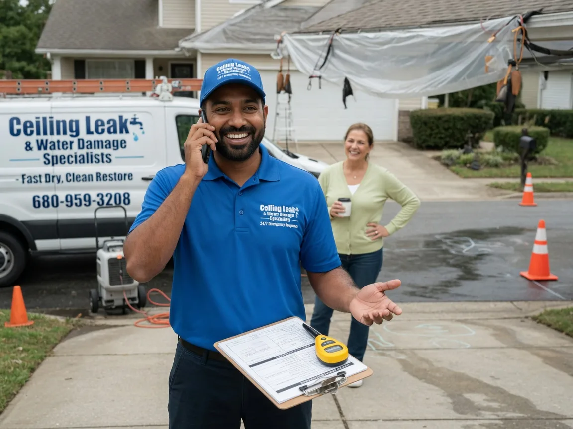 Ceiling Leak Cleanup Walker, MO FAQs
